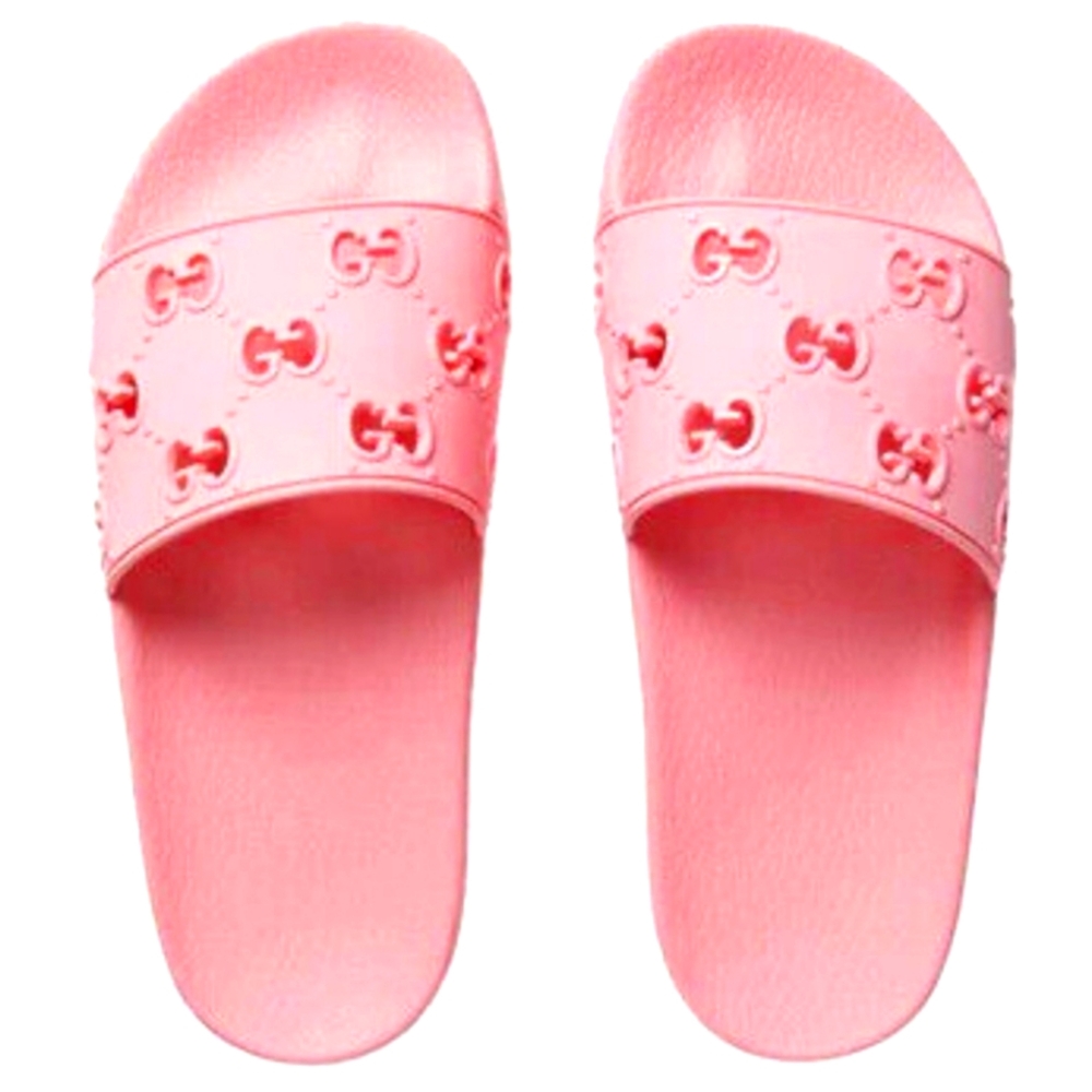 Gucci Pink Slide Sandals